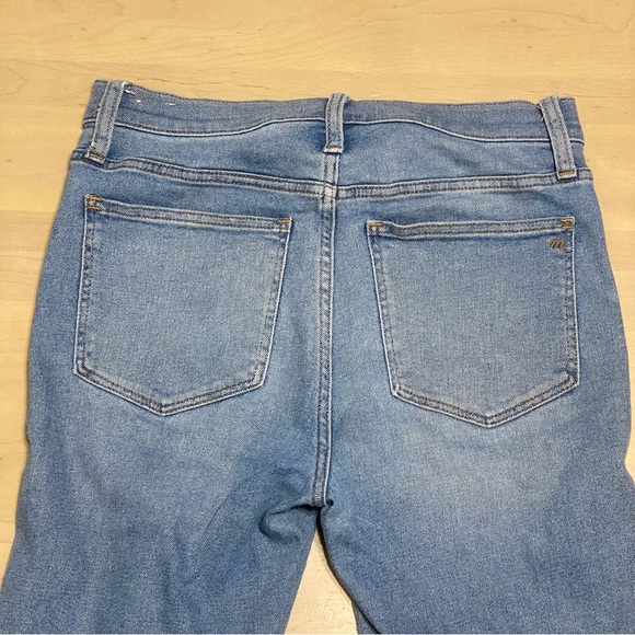 Women’s Madewell 10" High-Rise Skinny Jeans in Ainsworth Wash: Raw-Hem - Size 28 - Picture 6 of 10